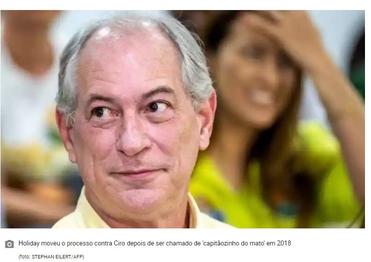 Juíza determina cumprimento de sentença de Holiday contra Ciro Gomes