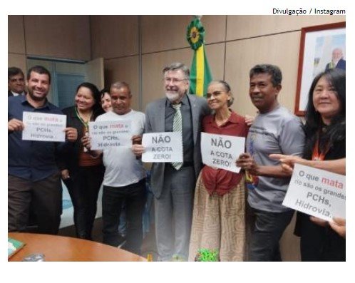 Pescadores de MT protestam em Brasília contra PL da pesca