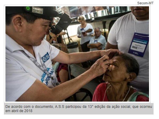 Moradora de VG fica cega e processa Estado após cirurgia na Caravana da Transformação