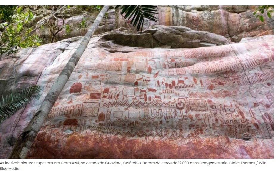 Milhares de pinturas rupestres foram descobertas na Amazônia