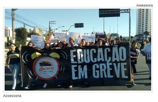 Profissionais da Educação de MT paralisam nesta quarta (28.06)
