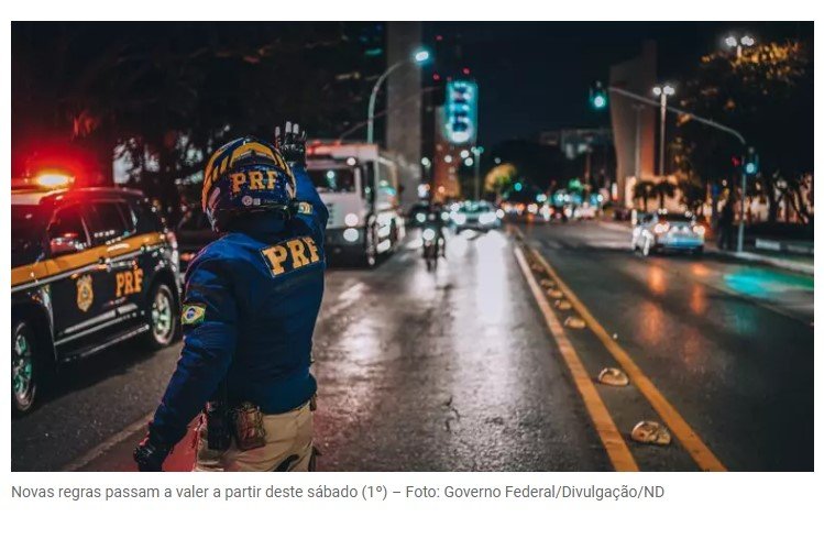 Mudanças no Código de Trânsito Brasileiro começam a valer em todo o país