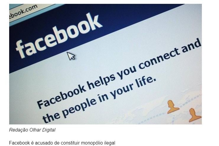 EUA processa Facebook e órgão regulador pede a venda de Instagram e WhatsApp