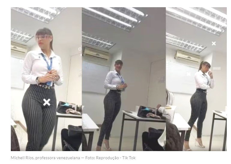 Professora mostra como são suas aulas e faz sucesso: 'Gata'