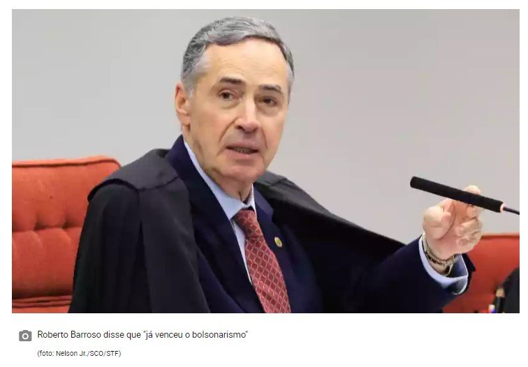 Bolsonaristas vão pedir impeachment de Barroso