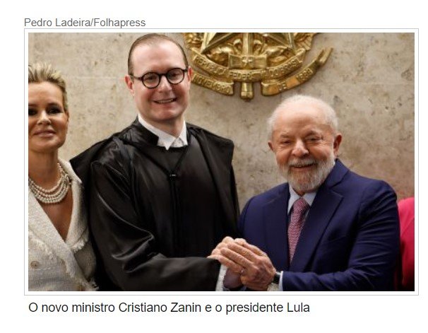 Zanin, advogado e amigo de Lula, toma posse como ministro do STF