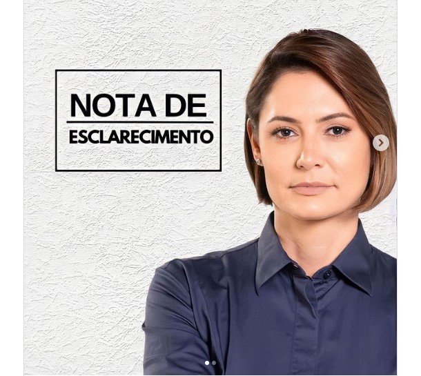 Michelle Bolsonaro justifica silêncio à PF: ‘Não posso prestar depoimento em local impróprio’