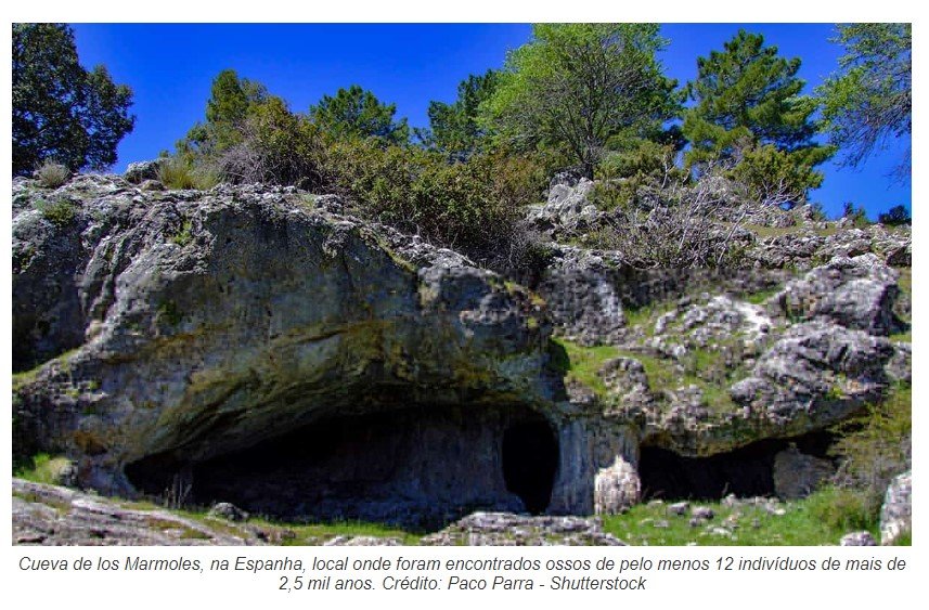 Taça de 2,5 mil anos feita de crânio humano é encontrada em caverna na Espanha