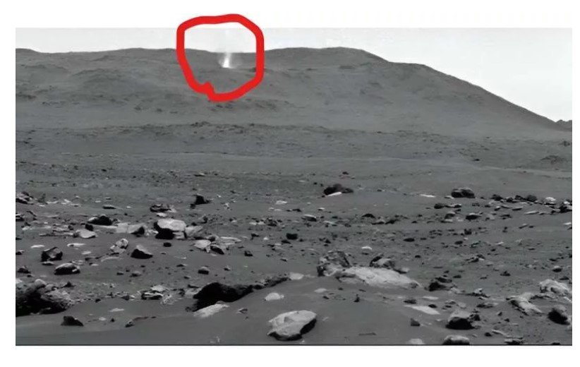 Perseverance da NASA captura redemoinho em Marte