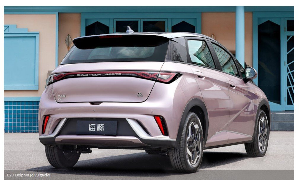 BYD Dolphin se torna um dos hatches mais vendidos do Brasil