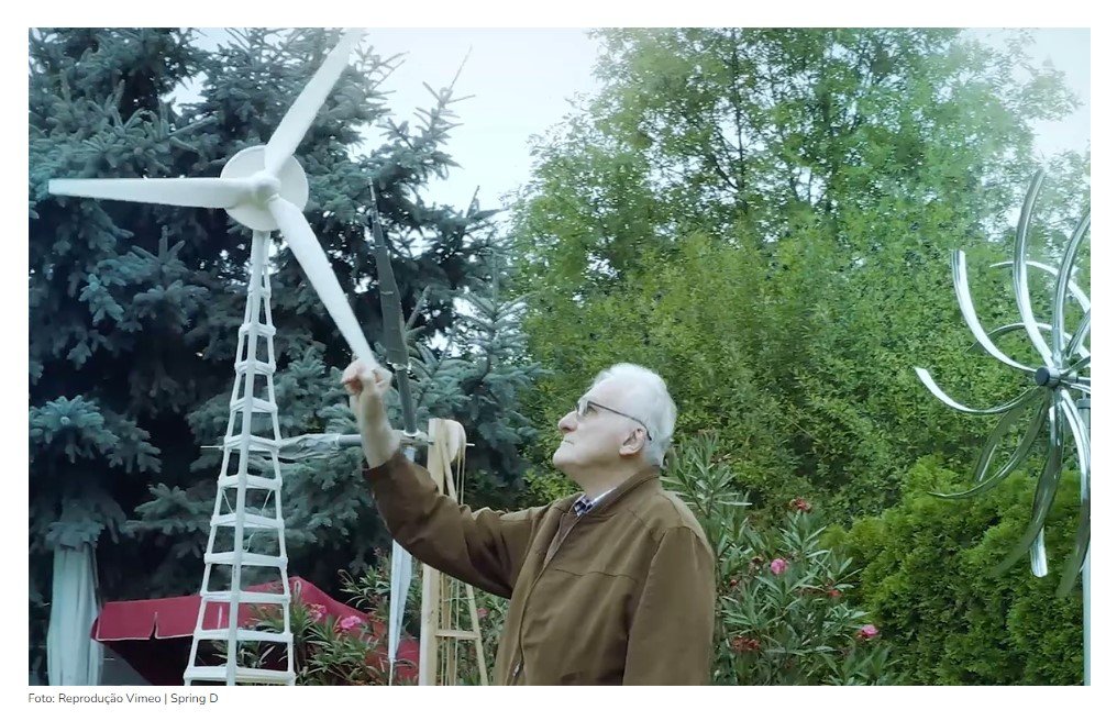 Aposentado projeta turbina eólica três vezes mais eficiente