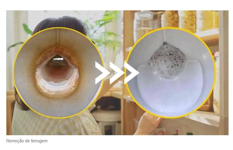 Sem usar água sanitária: como tirar ferrugem do fundo do vaso sanitário?