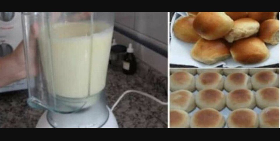 Pãozinho de liquidificador fácil chega de padaria faça hoje