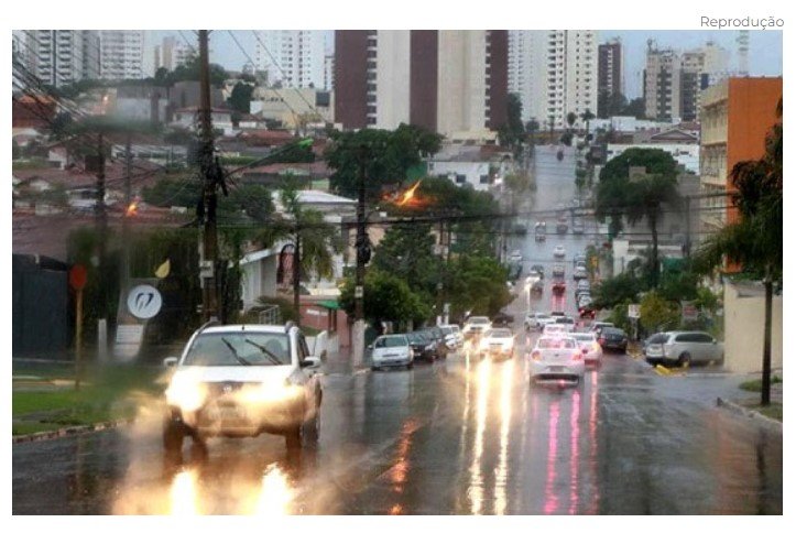 Inmet emite alerta de chuvas intensas em todo o estado; veja previsão