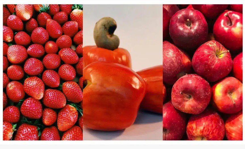 Você sabia: Maçã, morango e caju não são frutas; Saiba o motivo