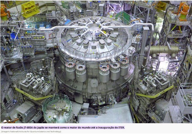 Maior reator de fusão nuclear do mundo é ligado