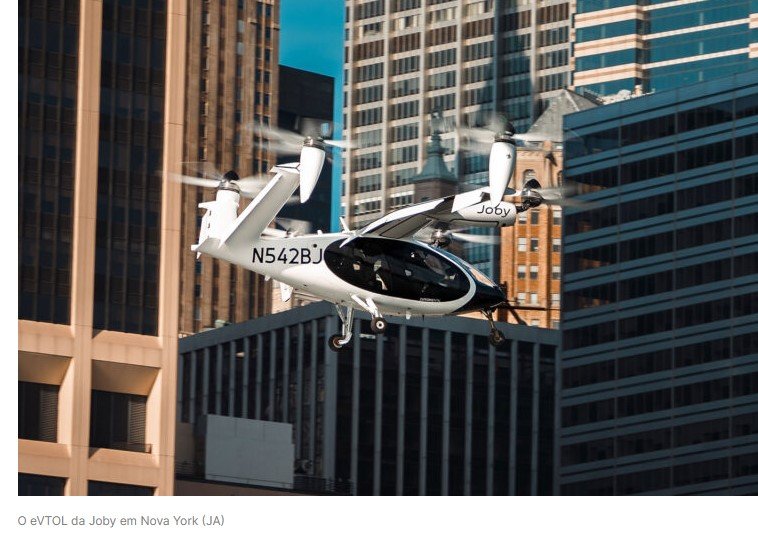VÍDEO: ‘Táxi voador’ rival da Embraer faz voo de exibição em Nova York