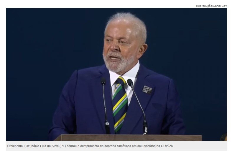 Na COP-28, Lula critica países que ‘lucram com a guerra’ e cobra o cumprimento de acordos climáticos: ‘Planeta está farto’