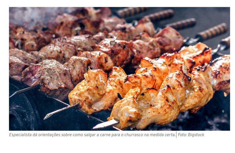 Você sabe salgar a carne do churrasco? Especialista ensina as melhores técnicas