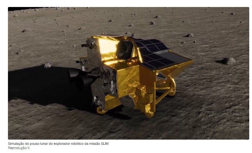 Japão faz pouso lunar histórico de robô 'sniper' explorador; veja como foi