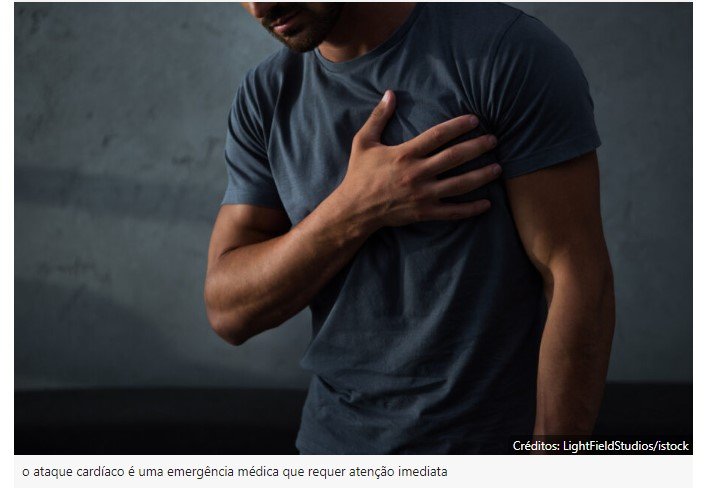 Maioria das pessoas relata esses mesmos sintomas antes de ataque cardíaco