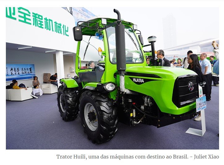 Máquinas chinesas para agricultura familiar podem ser fabricadas no Brasil ainda este ano