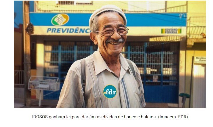 IDOSOS ganham lei para dar fim às dívidas de banco e boletos