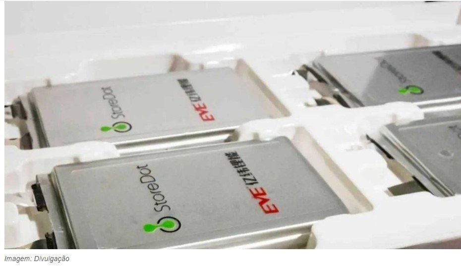 Nova bateria para carros elétricos dura mais e carrega em minutos