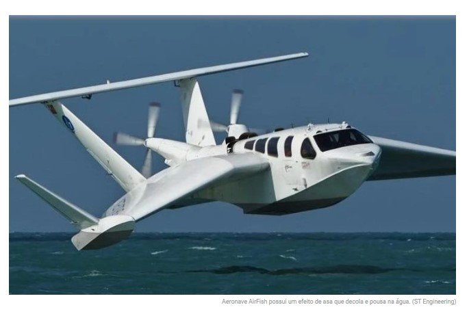 ST Engineering revela aeronave com efeito solo no Singapore Air Show
