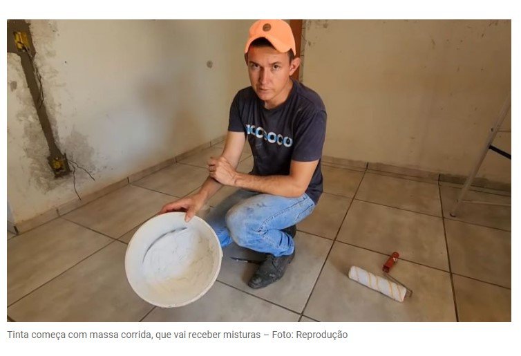 Pedreiro cria melhor tinta do mundo em casa por R$ 50