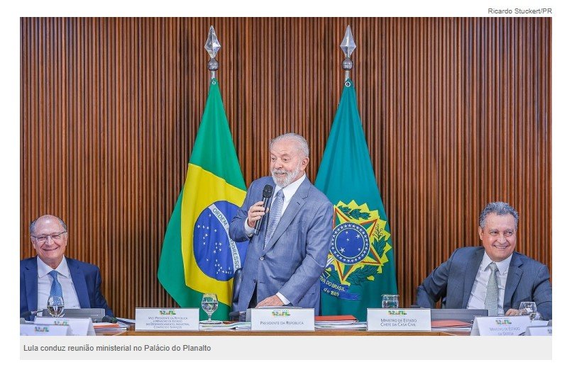 Em primeira reunião ministerial do ano, Lula faz críticas a Bolsonaro e discute soluções para melhorar avaliação