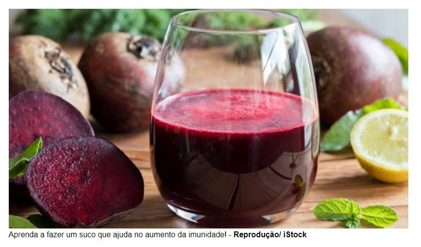 Suco poderoso de beterraba, maçã e gengibre para aumentar a imunidade; saiba como fazer