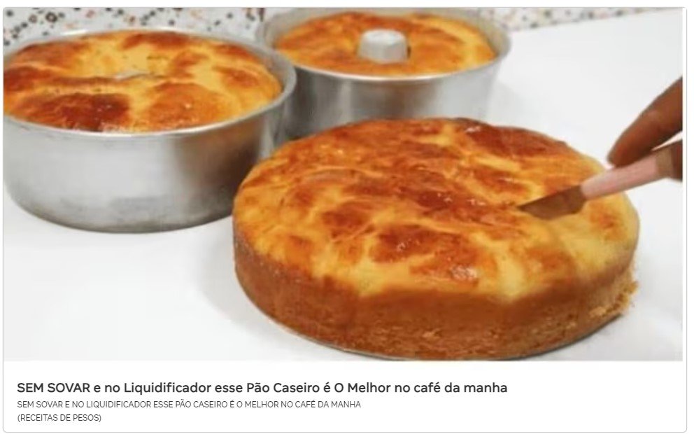 Aprenda a fazer um delicioso Pão Caseiro de Liquidificador sem precisar sovar