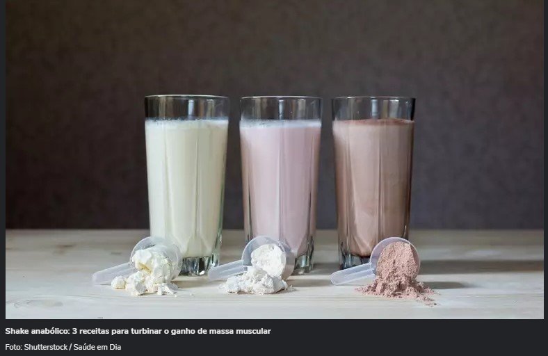 3 vitaminas para ganhar massa muscular mais rápido