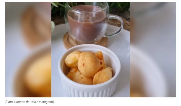 Pão de queijo com apenas 2 ingredientes vira opção para fazer no café da manhã