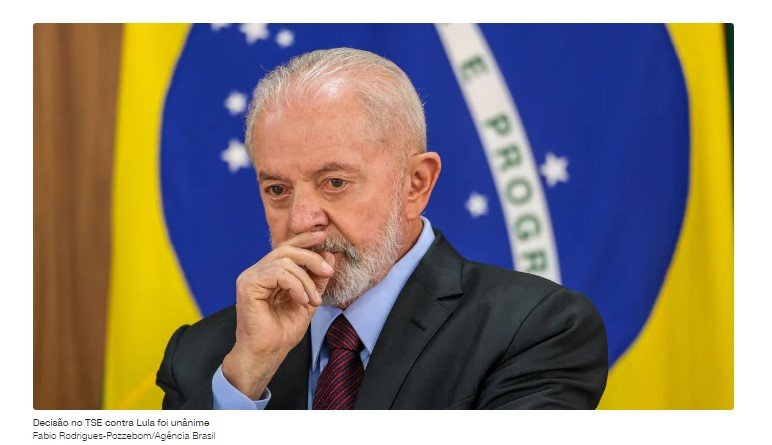 TSE multa Lula em R$ 250 mil por propaganda contra Bolsonaro