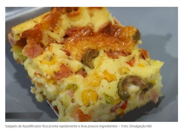 A melhor torta de liquidificador: ‘super cremosa e recheada’