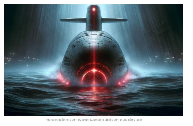 Isto pode mudar para sempre o campo de batalha: A China esta desenvolvendo uma nova tecnologia de propulsão a laser para seus submarinos