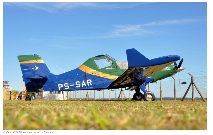 Após vender 20 unidades do Ipanema na Agrishow, Embraer levará o avião agrícola ao Bahia Farm Show