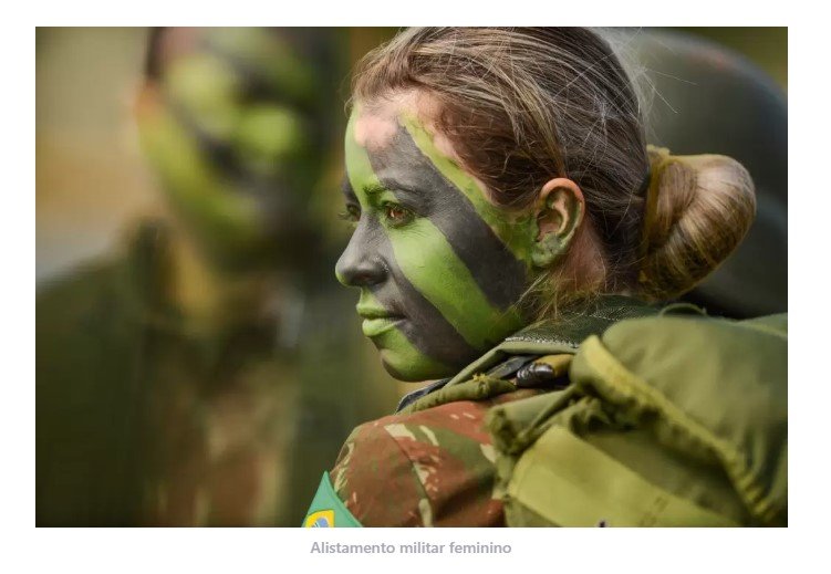 Brasil terá, pela primeira vez na sua história, alistamento militar feminino