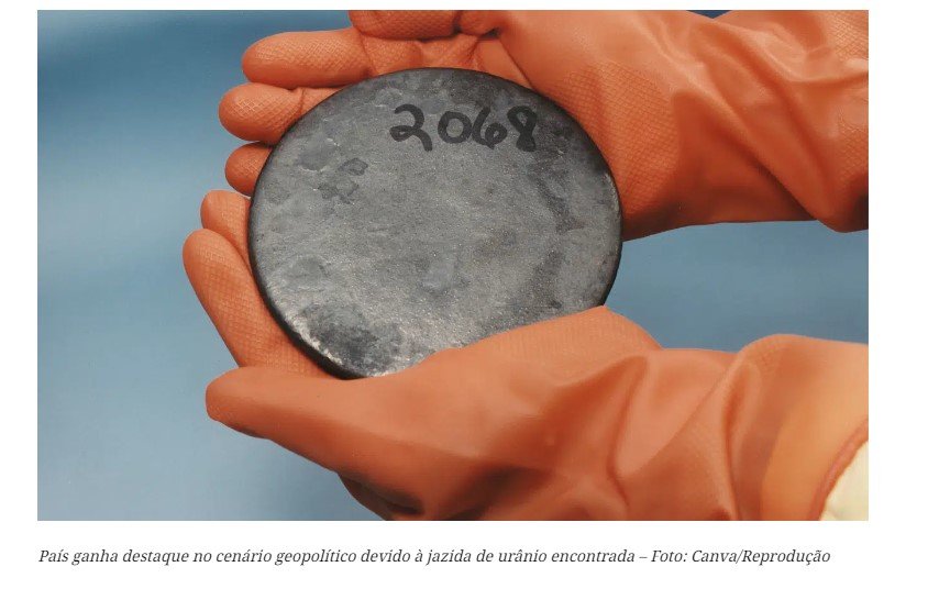Brasil contém a MAIOR jazida de urânio do planeta