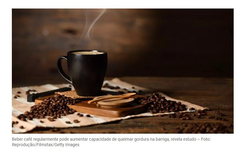 Tchau, tchau, pneuzinho! Estudo revela a dose ideal de café para queimar gordura na barriga