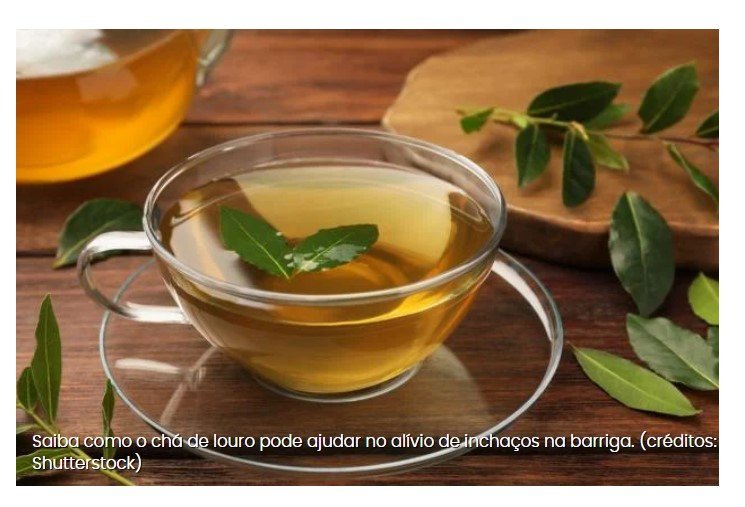 Chá de folha de louro é bom para desinchar a barriga? Entenda benefícios e aprenda como fazer