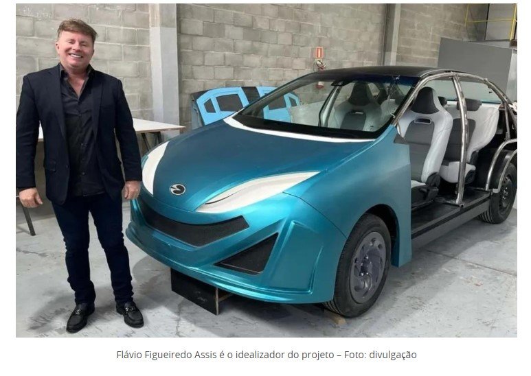 Elon Musk brasileiro cria carro elétrico com precinho melhor do que BYD