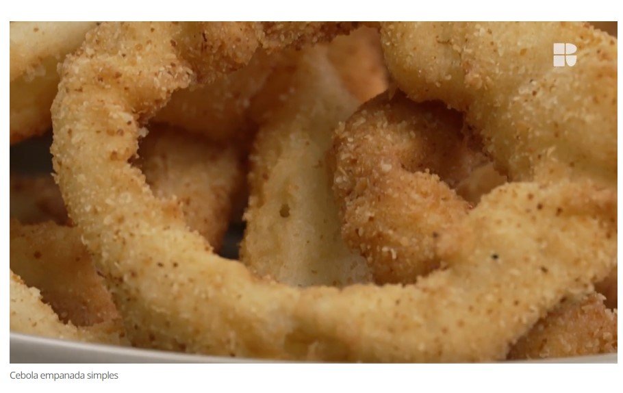 Cebola empanada simples