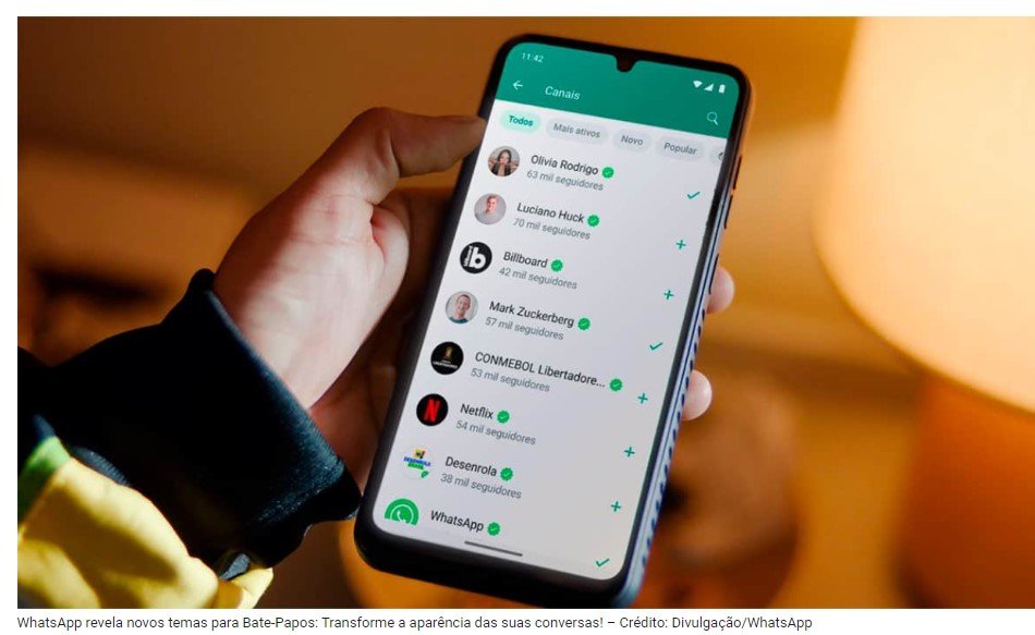 WhatsApp revela novos temas para Bate-Papos: Transforme a aparência das suas conversas!