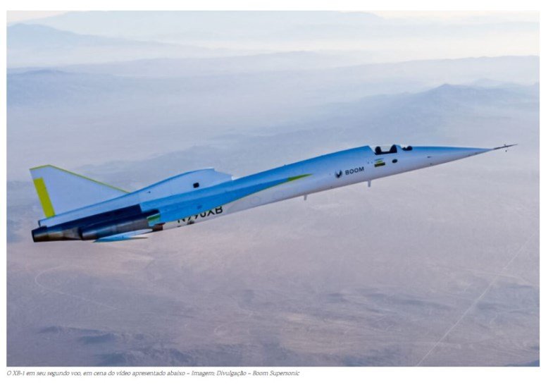 Voa pela 2ª vez com sucesso o XB-1, avião demonstrador do supersônico Overture, o 'novo Concorde'