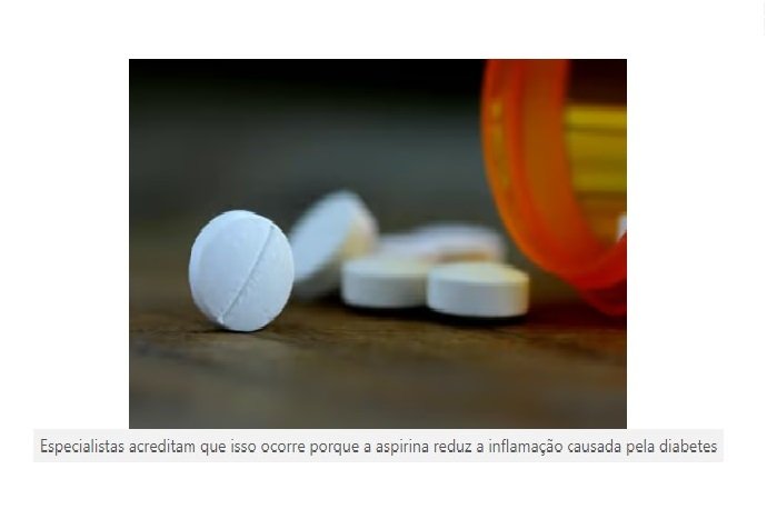 Aspirina reduz risco de diabetes em 15%