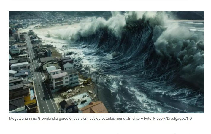 Megatsunami na Groenlândia envia ondas sísmicas para todo o mundo; entenda reflexos