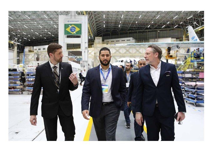 Delegação Saudita de Startups no G20, liderada por Príncipe, visita a Embraer